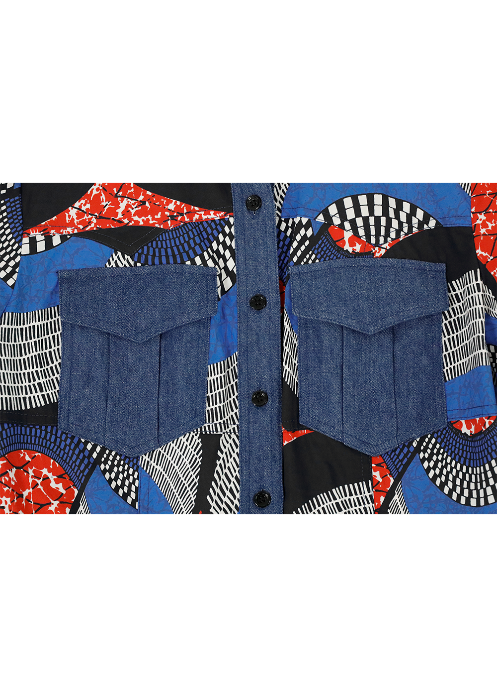 SALAZIA Blue Fern Cotton-Linen Dresses