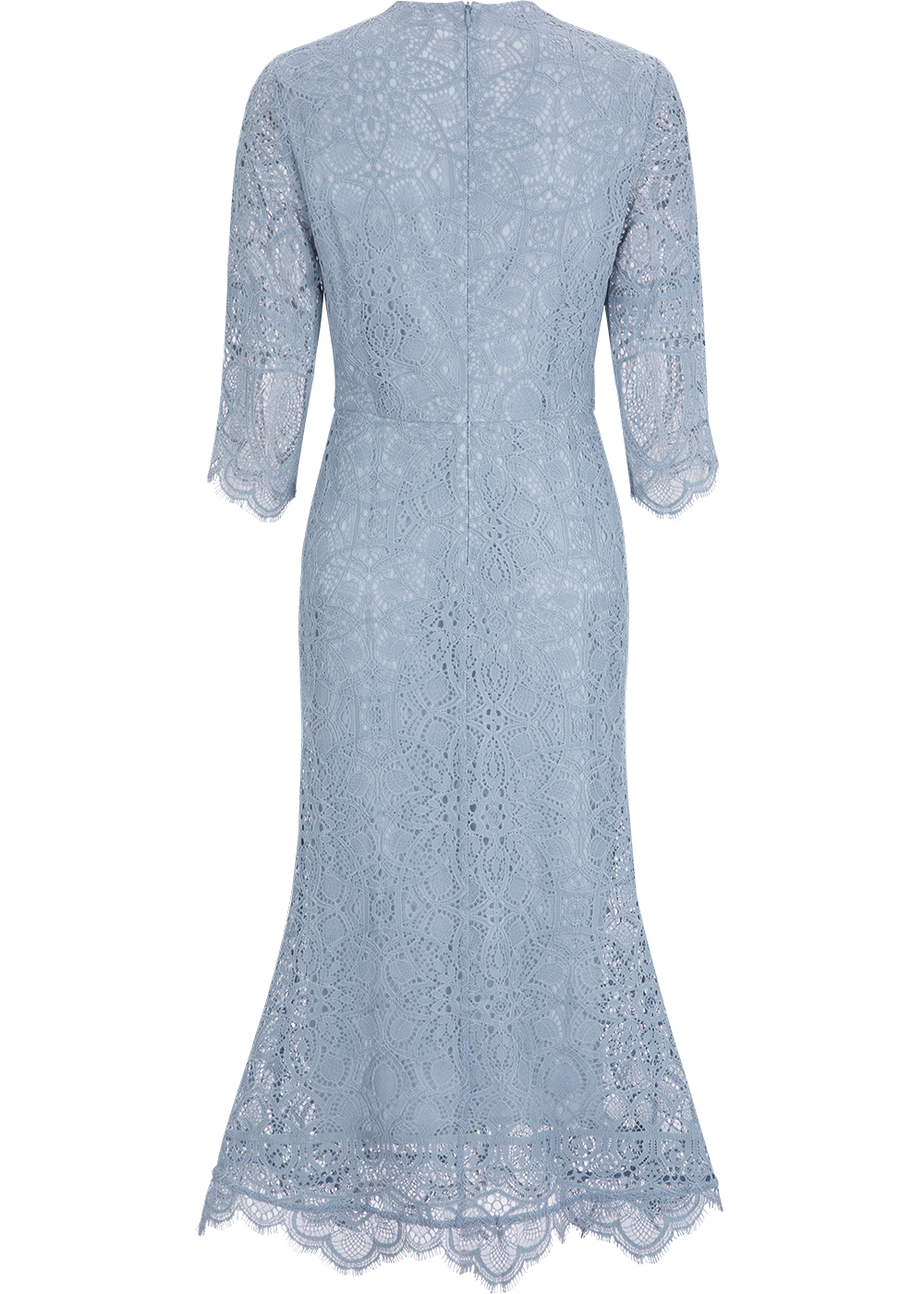 SALAZIA Mist Blue Horizon Fitted Dresses