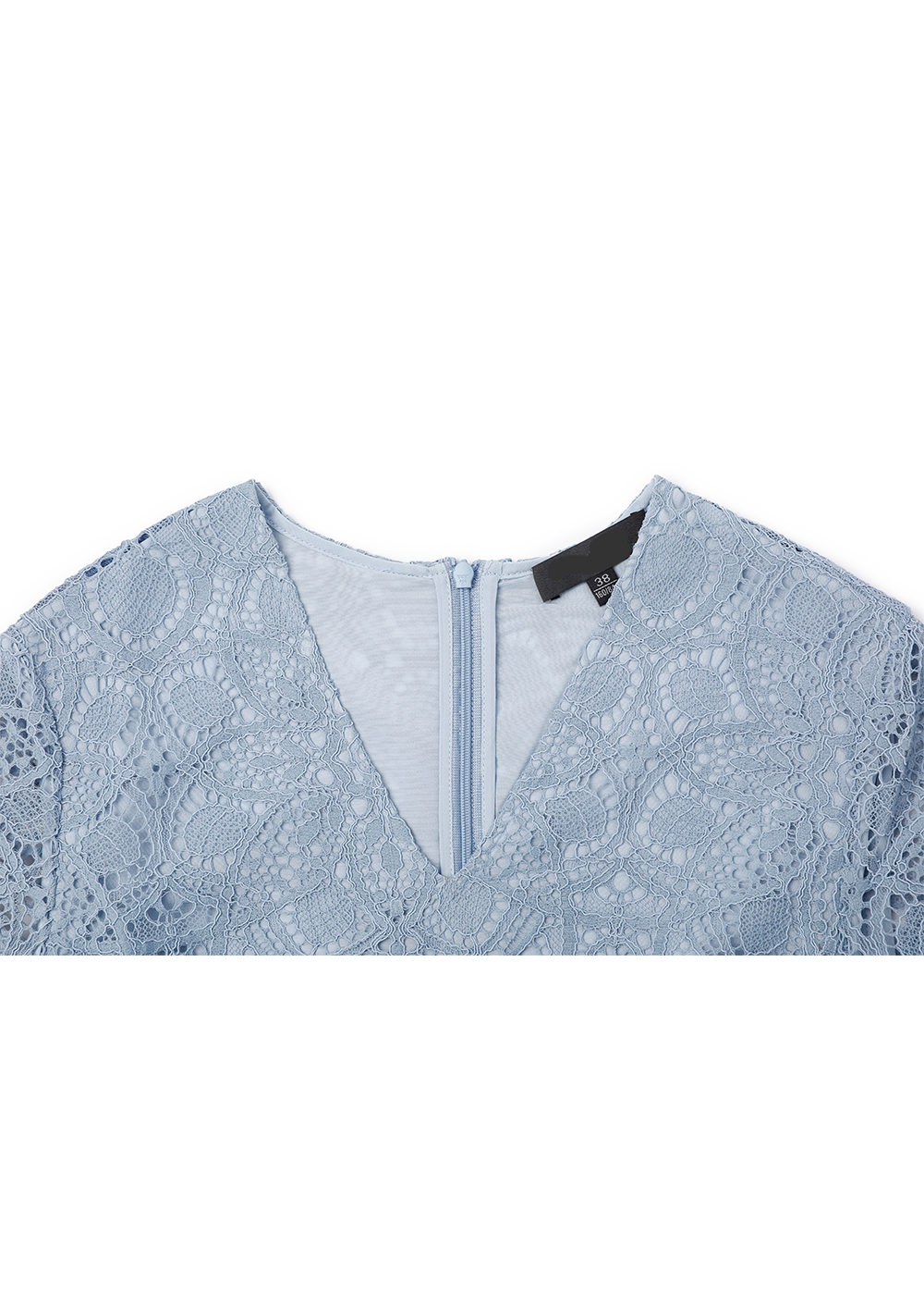 SALAZIA Mist Blue Horizon Fitted Dresses