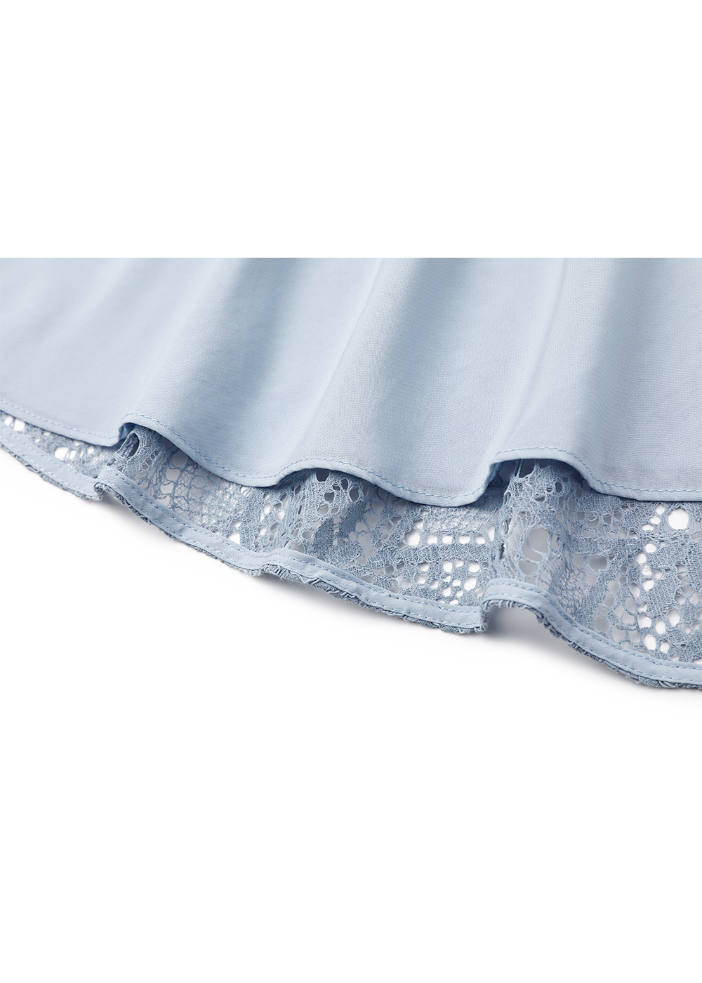 SALAZIA Mist Blue Sculpted Sleeve Dresses