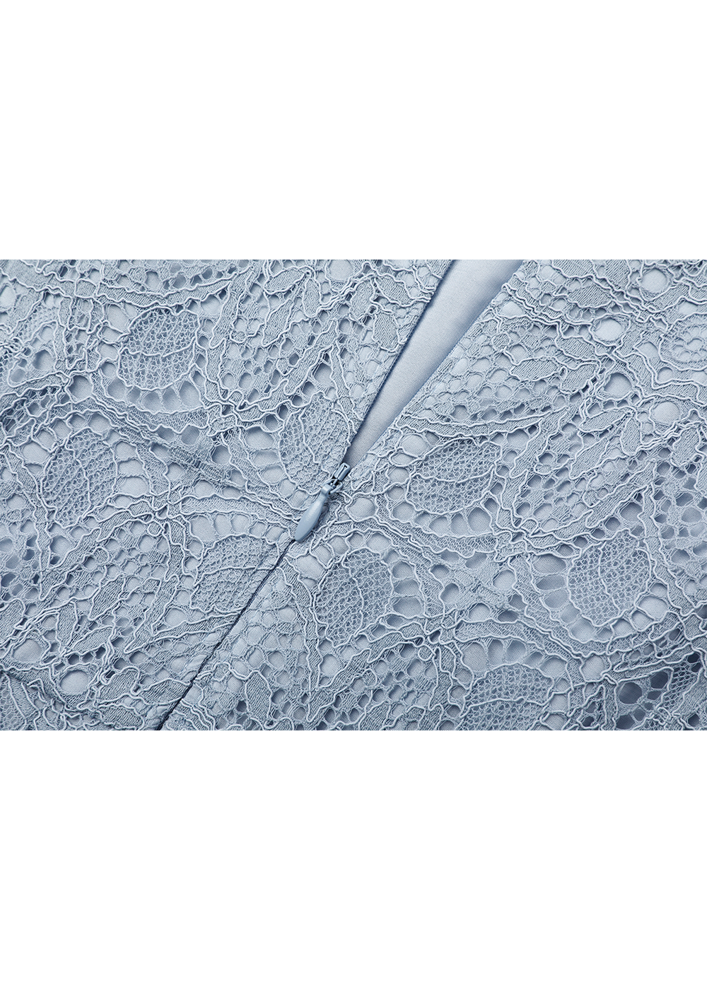 SALAZIA Mist Blue Sculpted Sleeve Dresses