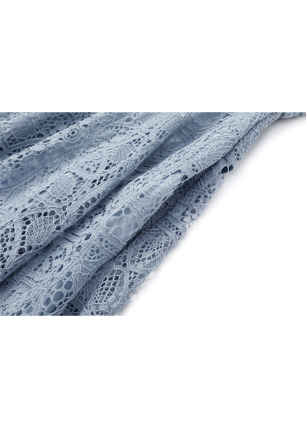 SALAZIA Mist Blue Sculpted Sleeve Dresses