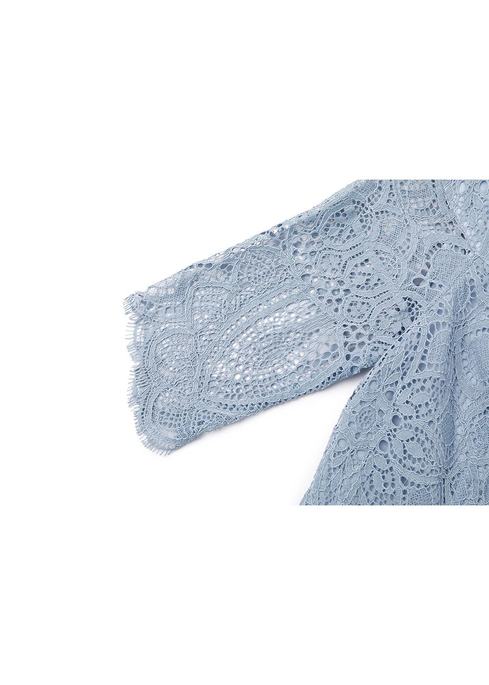 SALAZIA Mist Blue Sculpted Sleeve Dresses