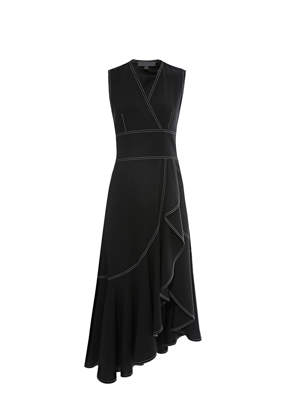 SALAZIA Black Triacetate Maxi Dresses