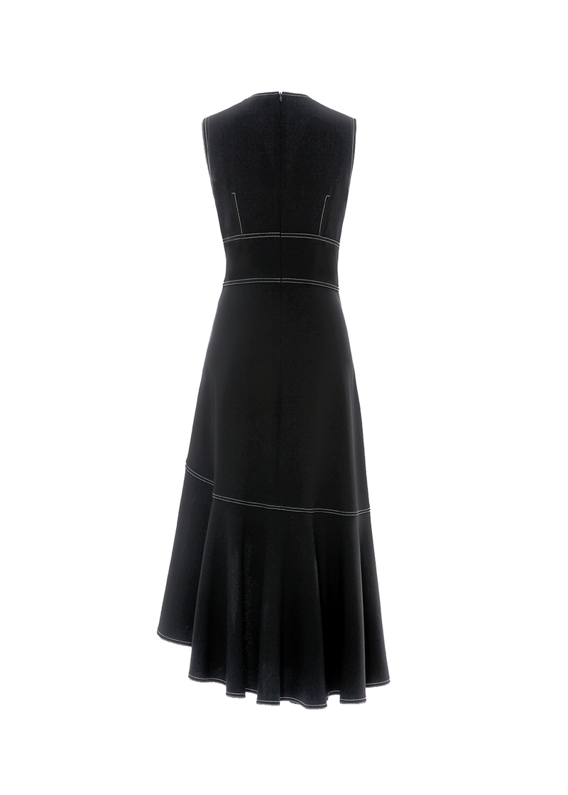 SALAZIA Black Triacetate Maxi Dresses