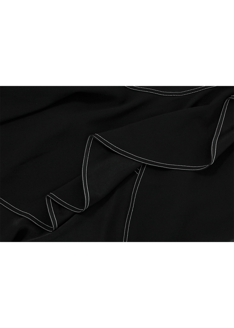 SALAZIA Black Triacetate Maxi Dresses