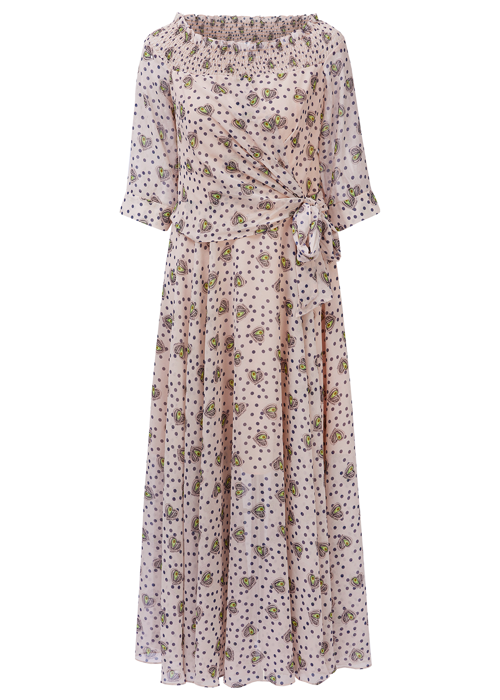 SALAZIA Colorful Avocado Maxi Dresses