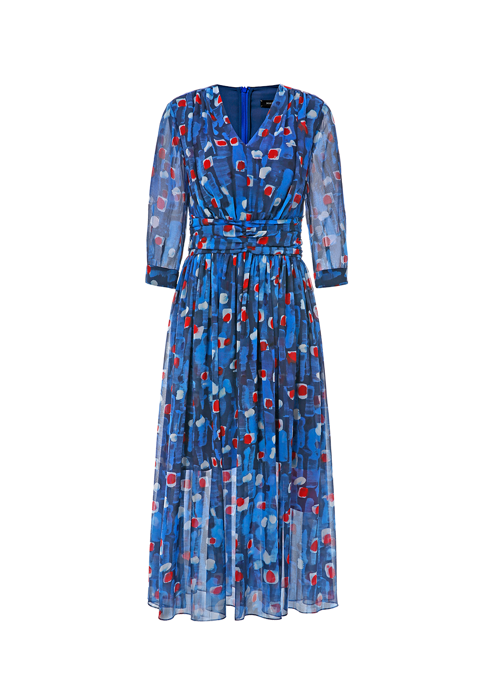 SALAZIA Iridescent Ice Crack Long-Sleeve Dresses