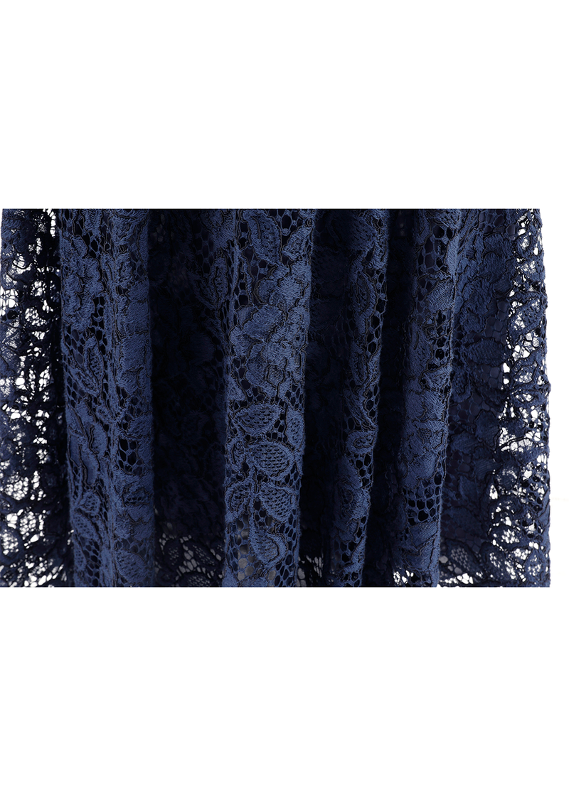 SALAZIA Midnight Blue Tailored Midi Dresses
