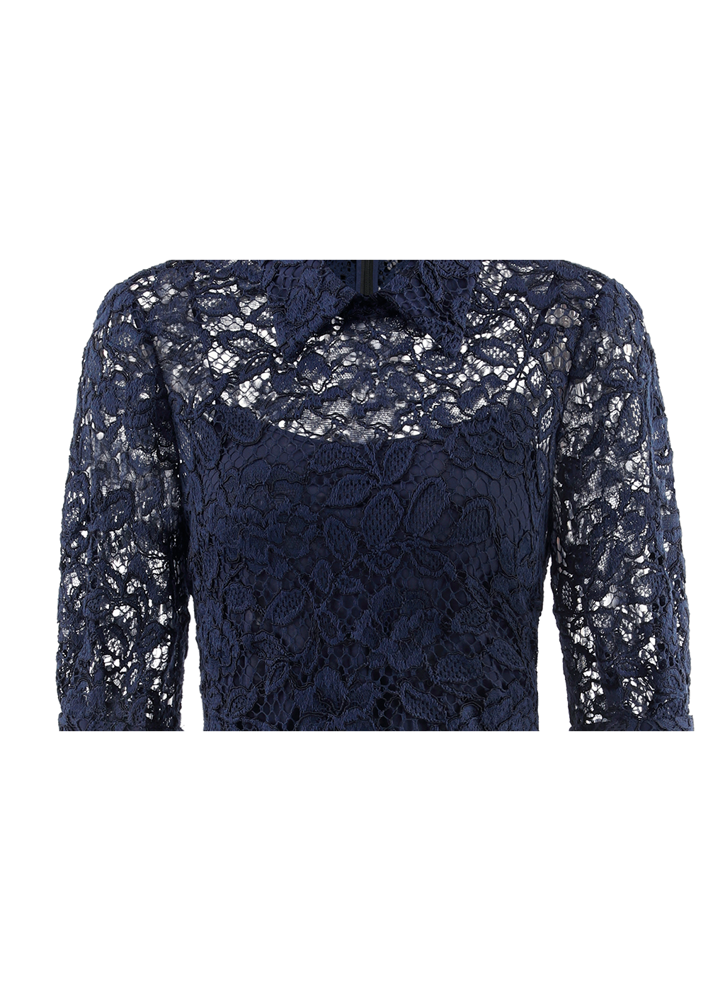 SALAZIA Midnight Blue Tailored Midi Dresses