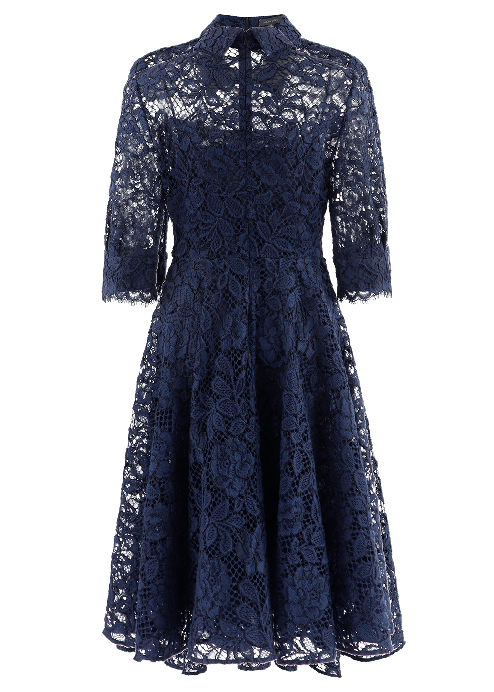 SALAZIA Midnight Blue Tailored Midi Dresses