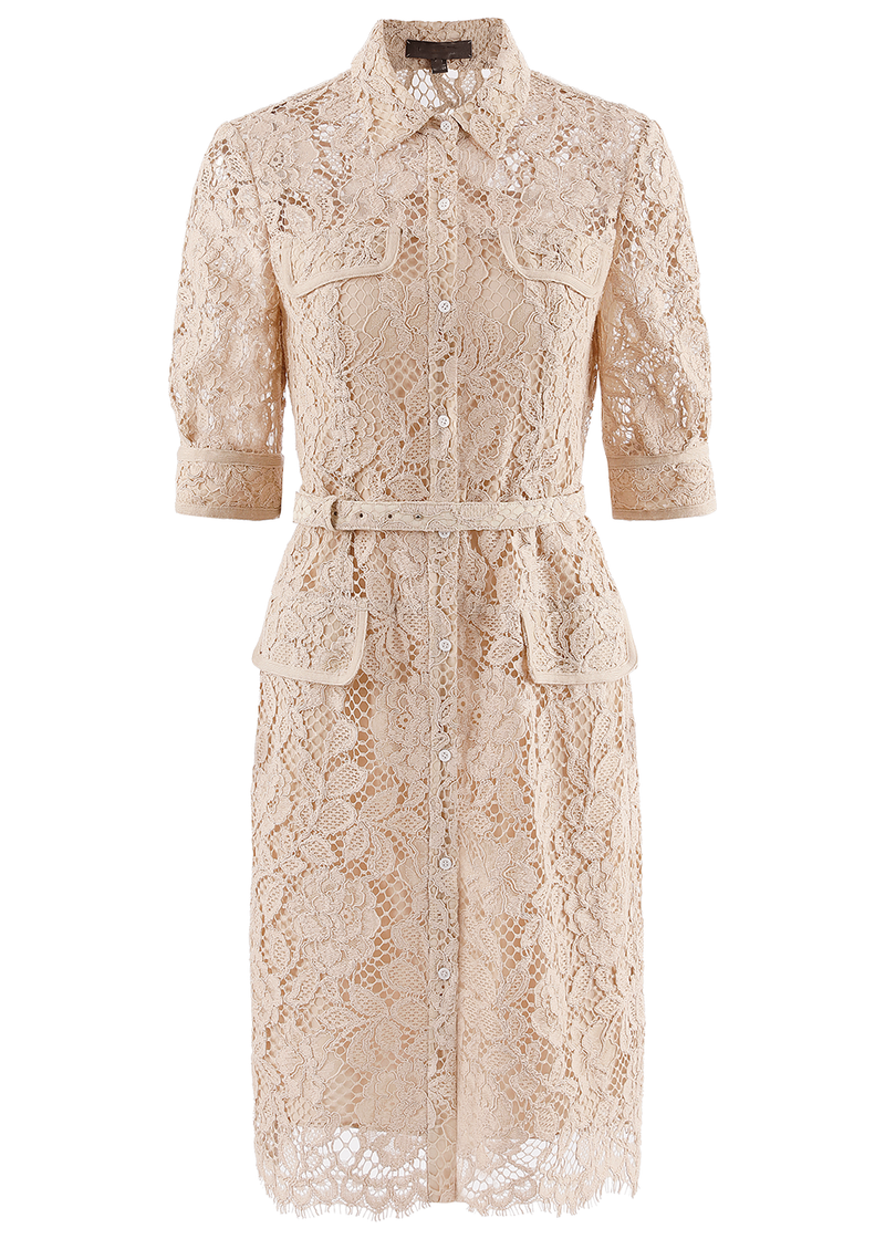 SALAZIA Warm Apricot Cotton-Blend Dresses