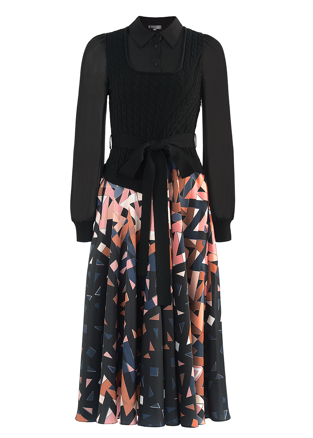 SALAZIA Caramel Pink Pastel Kaleidoscope Dresses