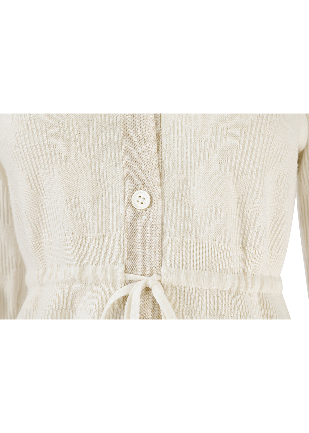 SALAZIA Ivory White Wool Blend Knit Dresses