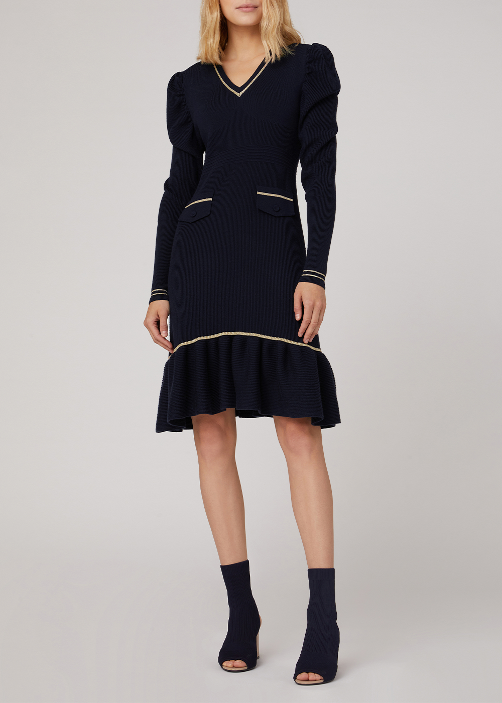 SALAZIA Wool Blend Knit Dresses