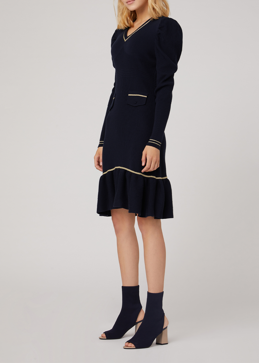 SALAZIA Wool Blend Knit Dresses