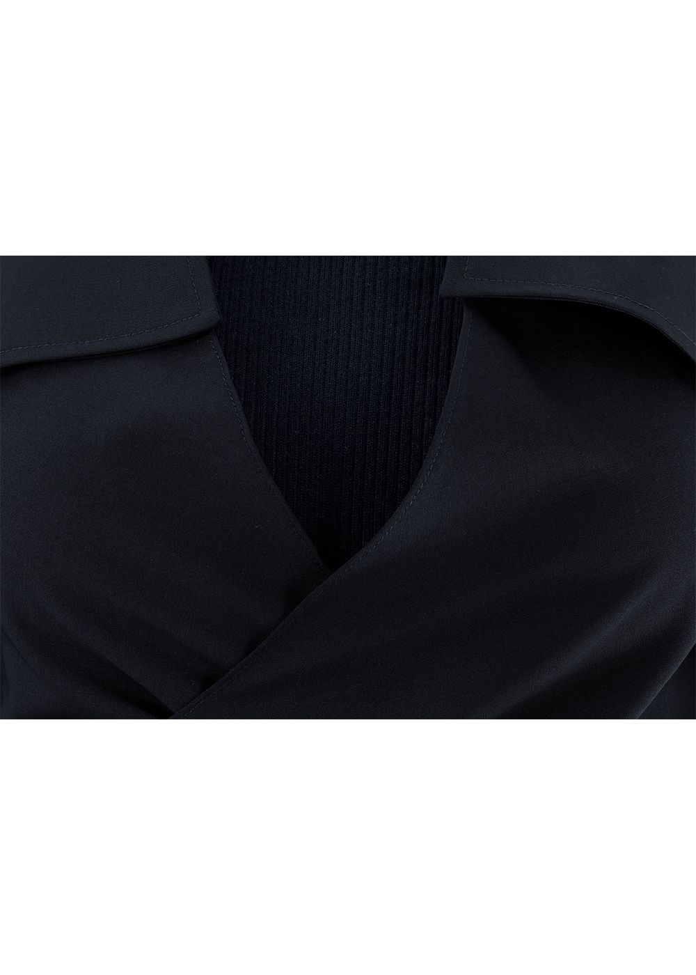SALAZIA Deep Blue Textured Knit Dresses