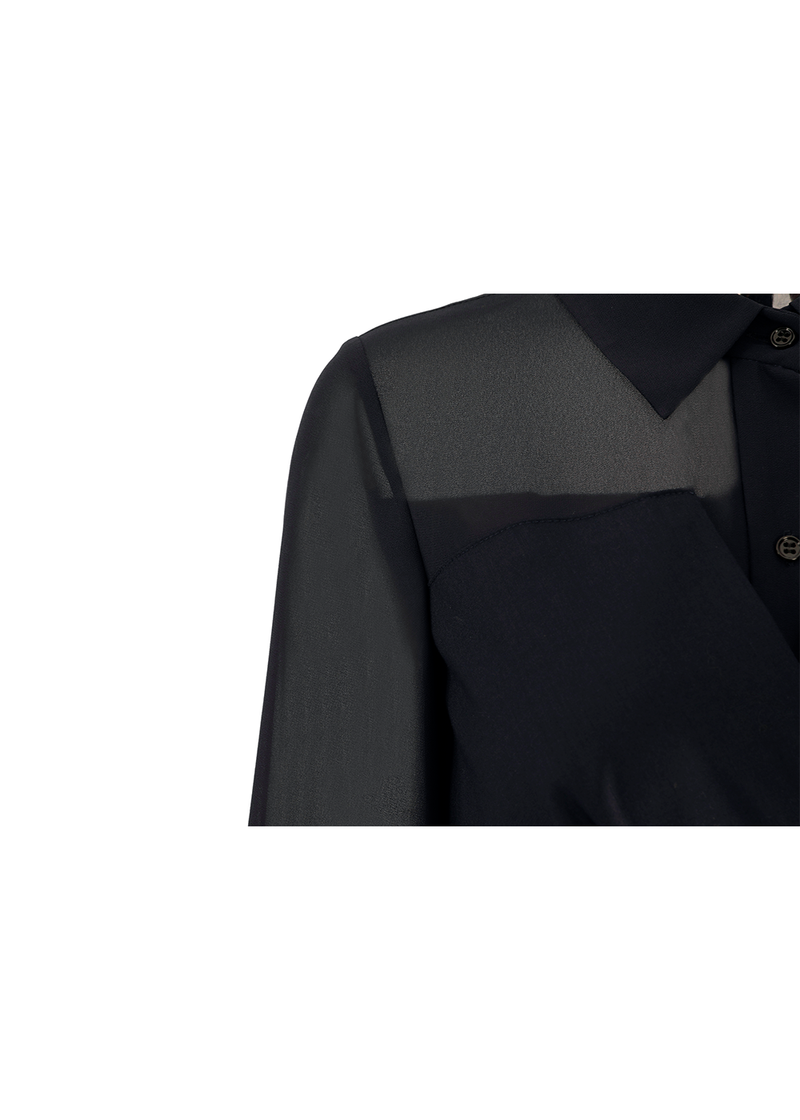 SALAZIA Midnight Blue Wool Blend Dresses