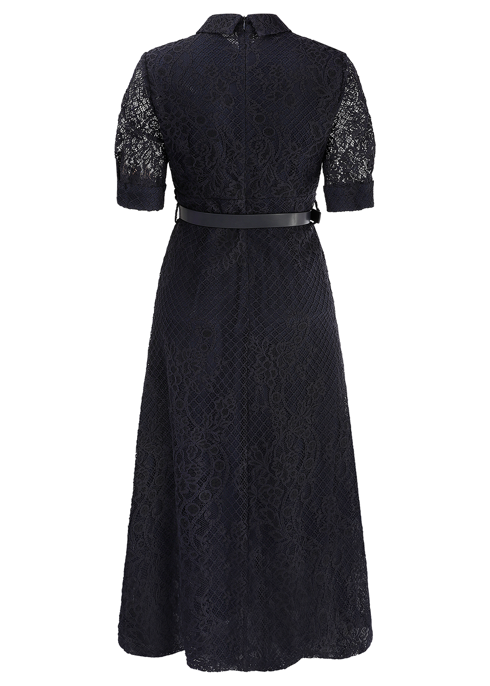 SALAZIA Midnight Blue Sleek Column Dresses