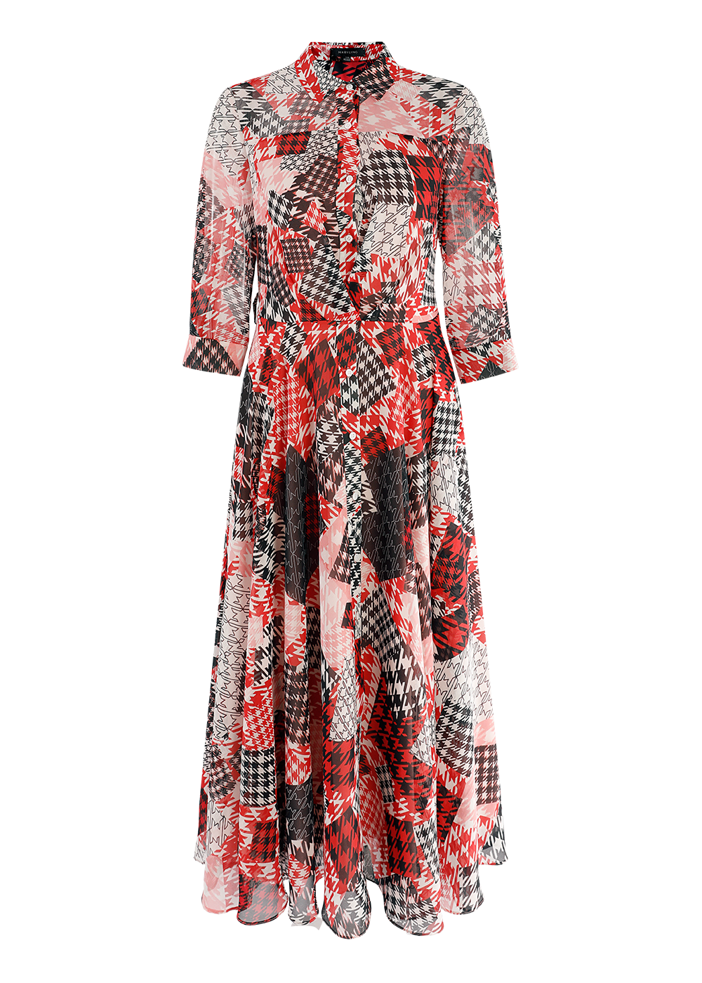 SALAZIA Pink Gingham Mosaic Dresses