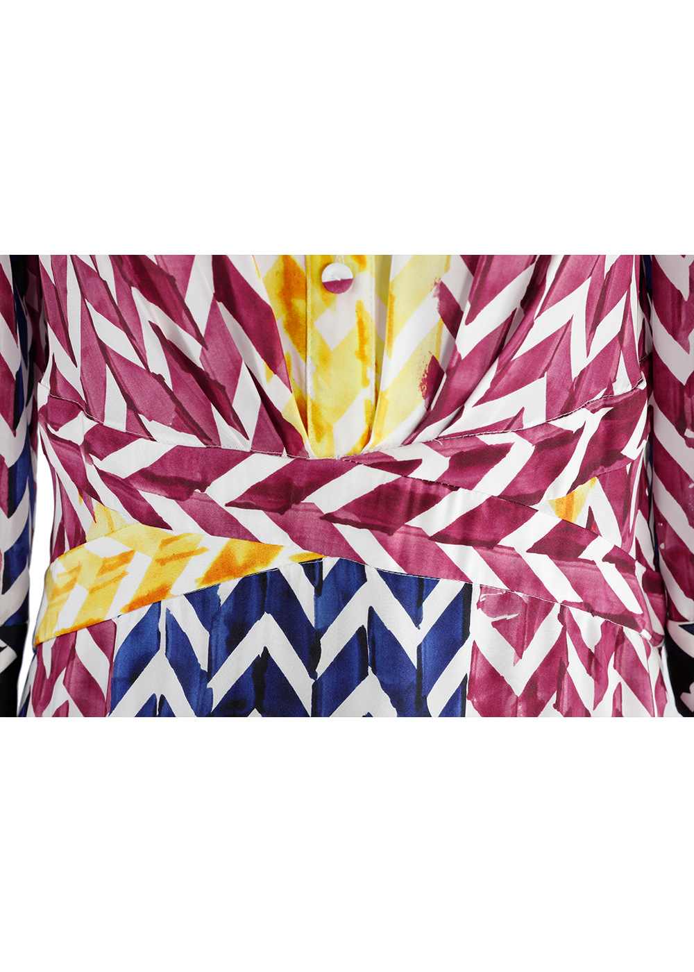 SALAZIA Colorful Woven Ribbon Stripe Silk Dresses