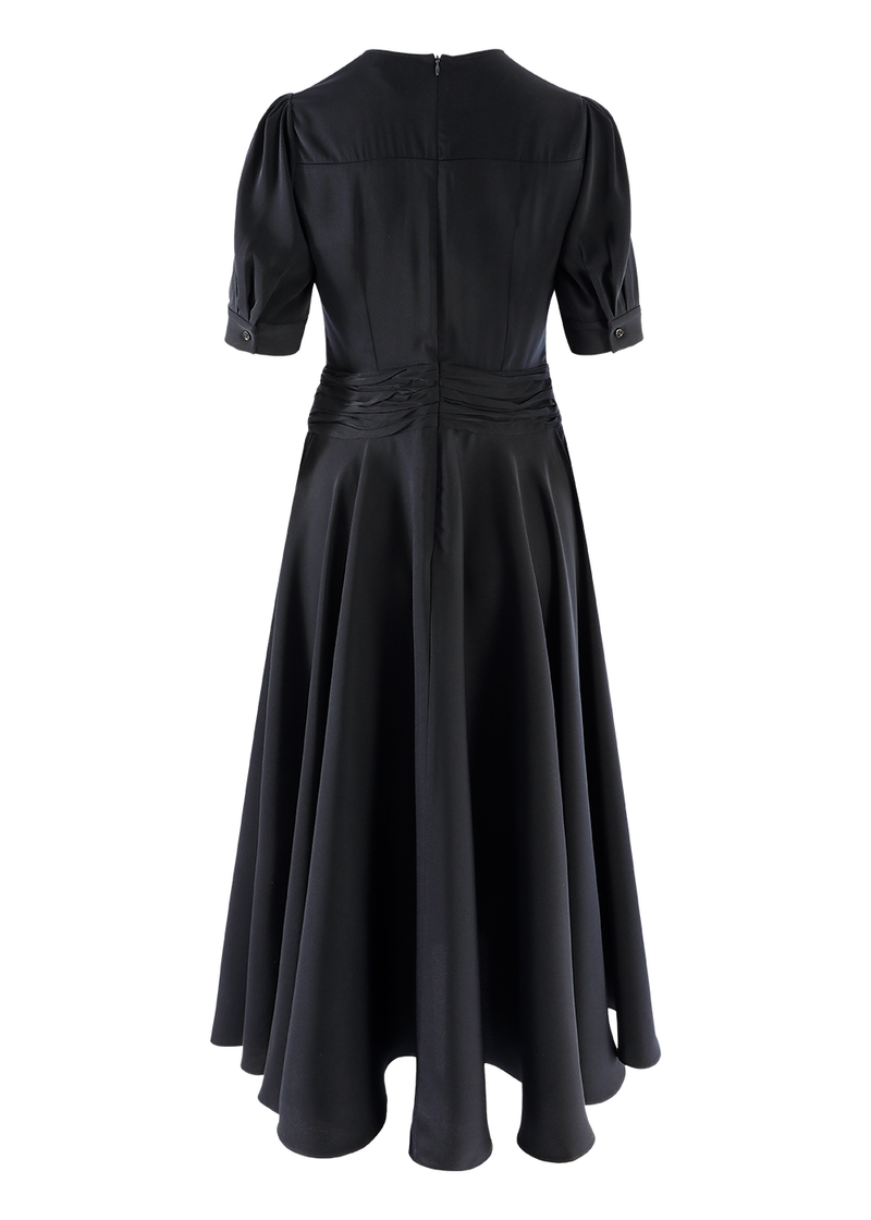 SALAZIA Deep Blue Short-Sleeve Dresses