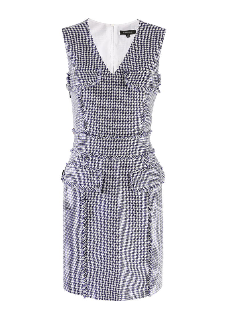 SALAZIA Houndstooth Silhouette Dresses
