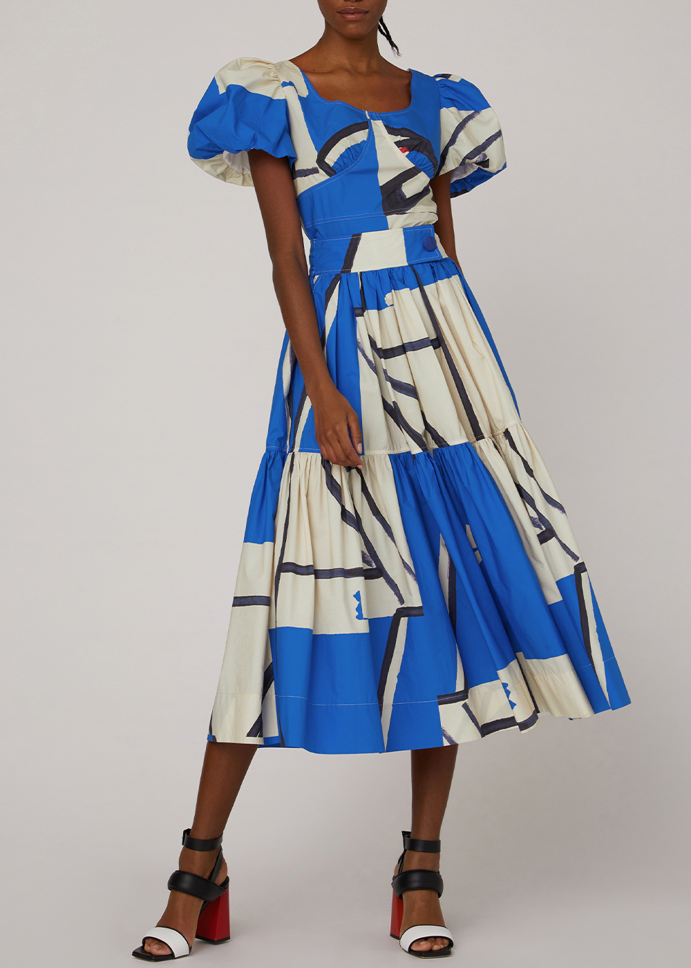SALAZIA  Sailing Plaid Silk Blouses