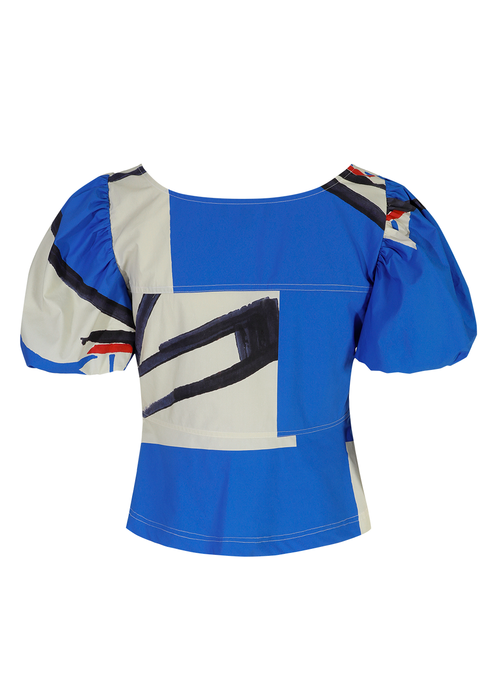 SALAZIA  Sailing Plaid Silk Blouses