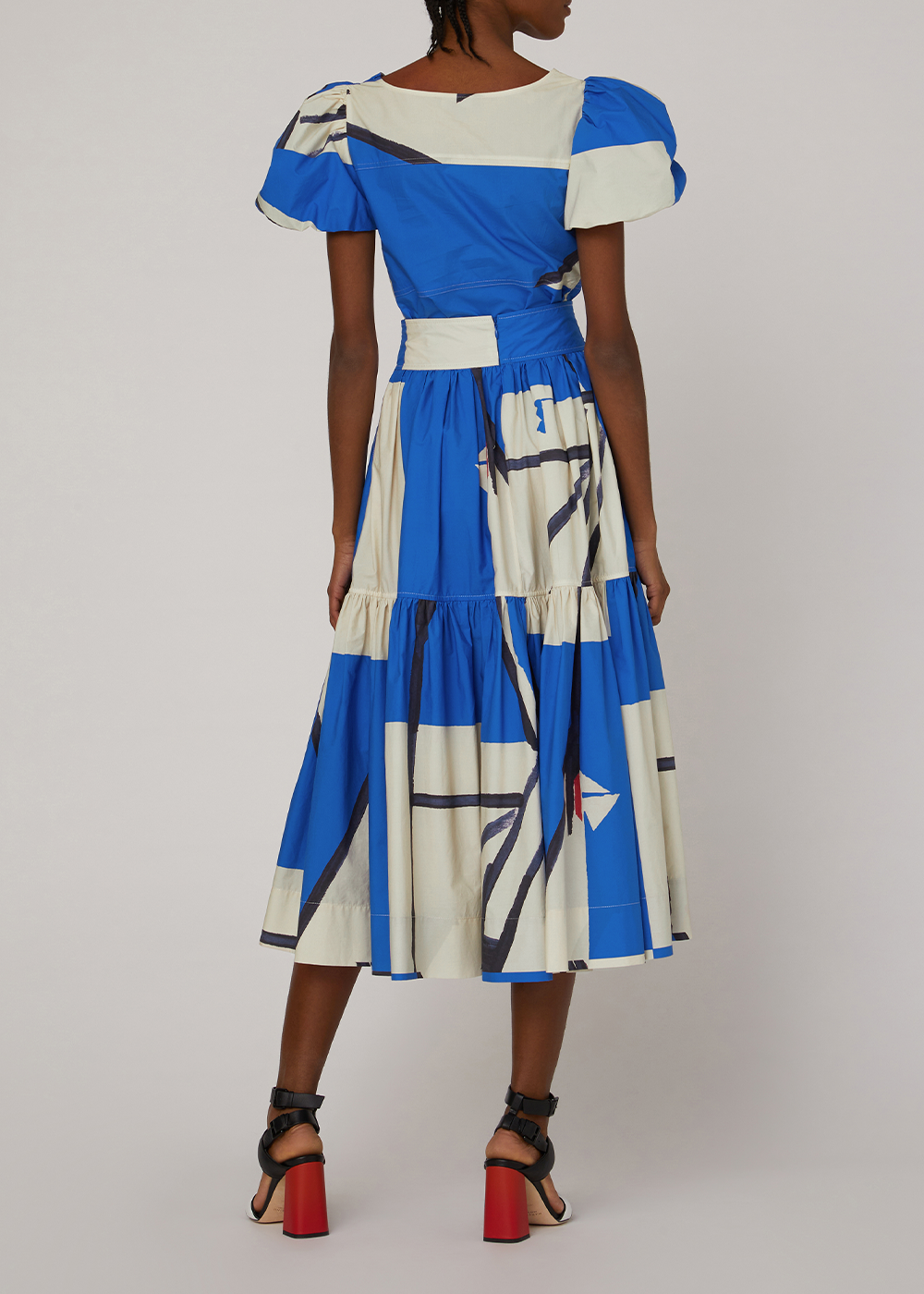 SALAZIA  Sailing Plaid Silk Blouses