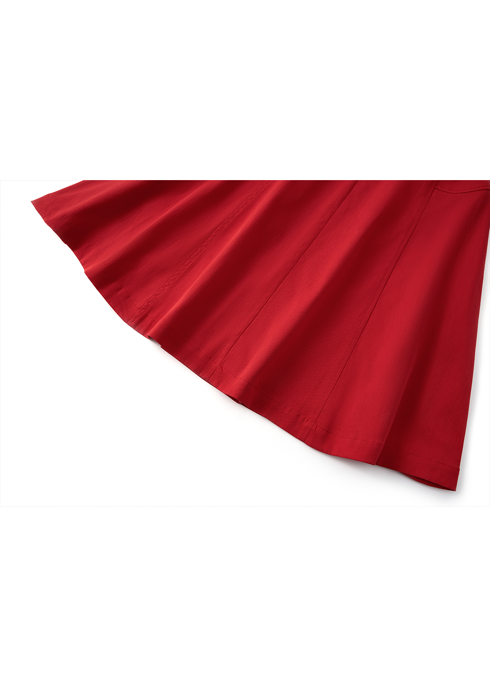SALAZIA Red Cotton-Viscose Blend Dresses