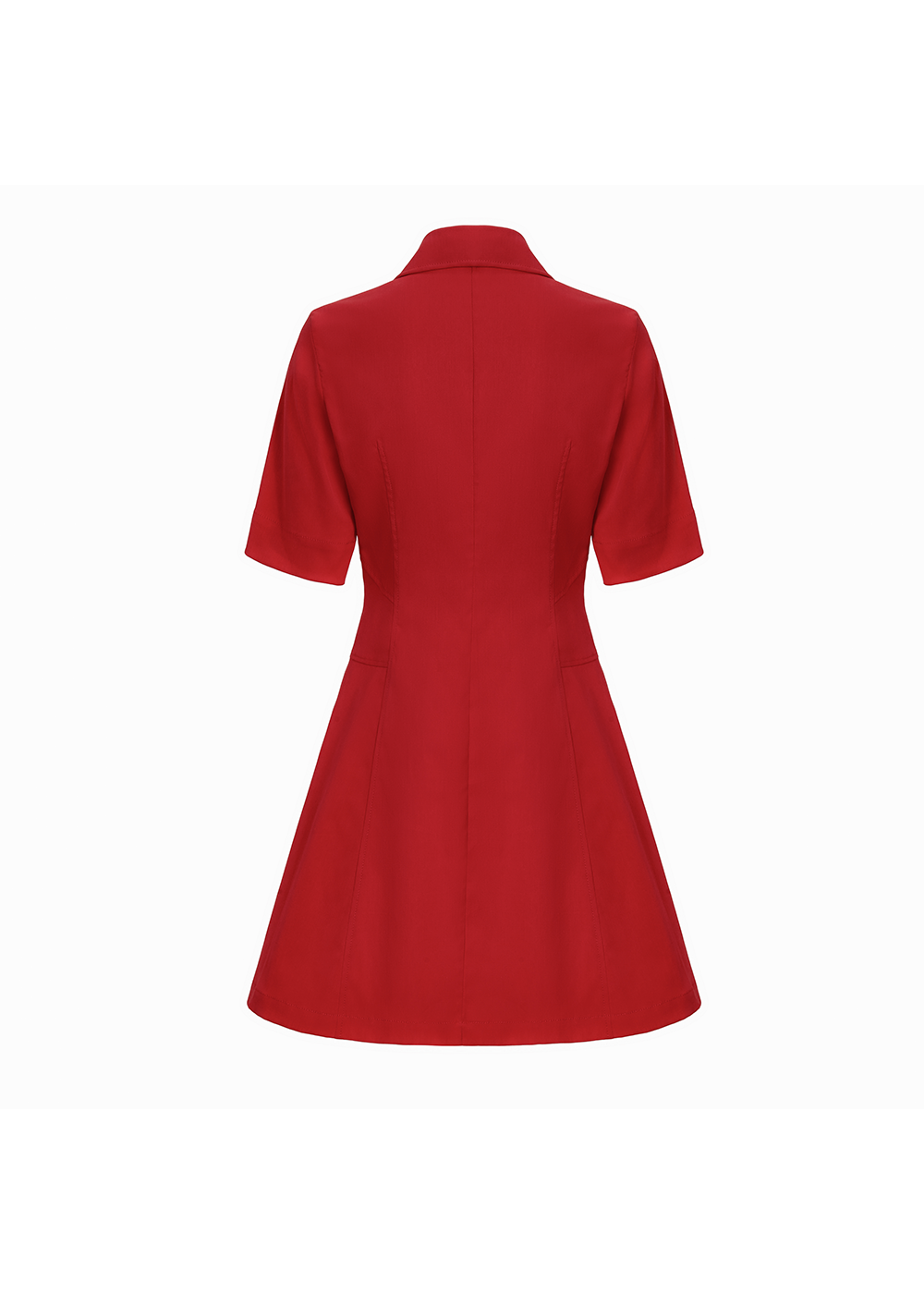 SALAZIA Red Cotton-Viscose Blend Dresses