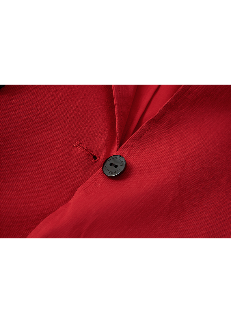 SALAZIA Red Cotton-Viscose Blend Dresses