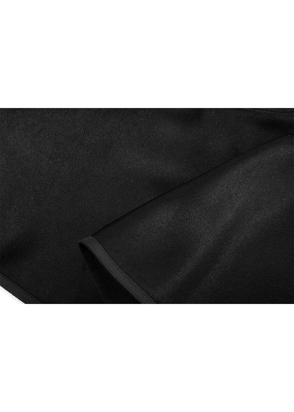 SALAZIA Black Triacetate Blend Short-Sleeve Dresses