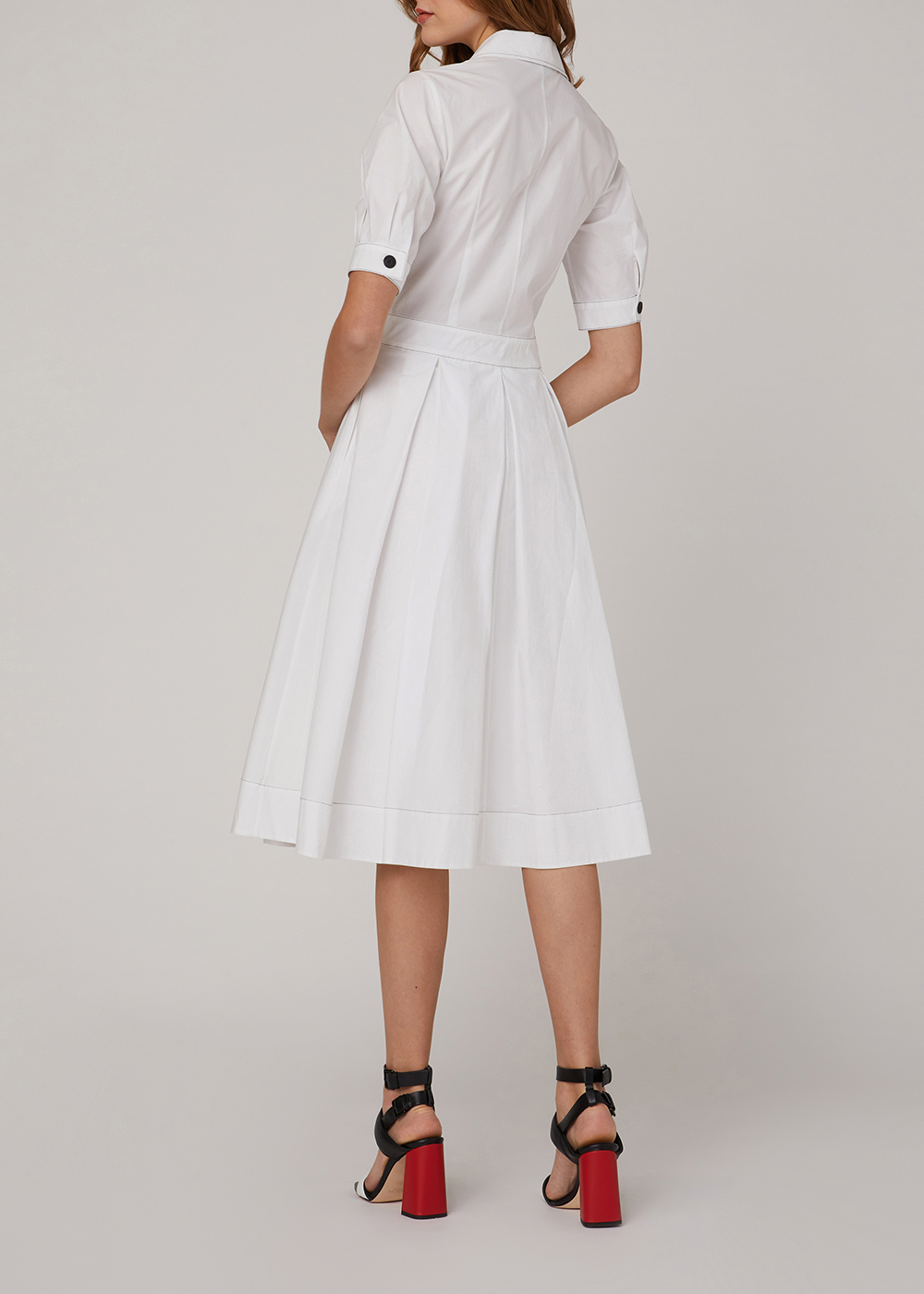 SALAZIA White Cotton Dresses