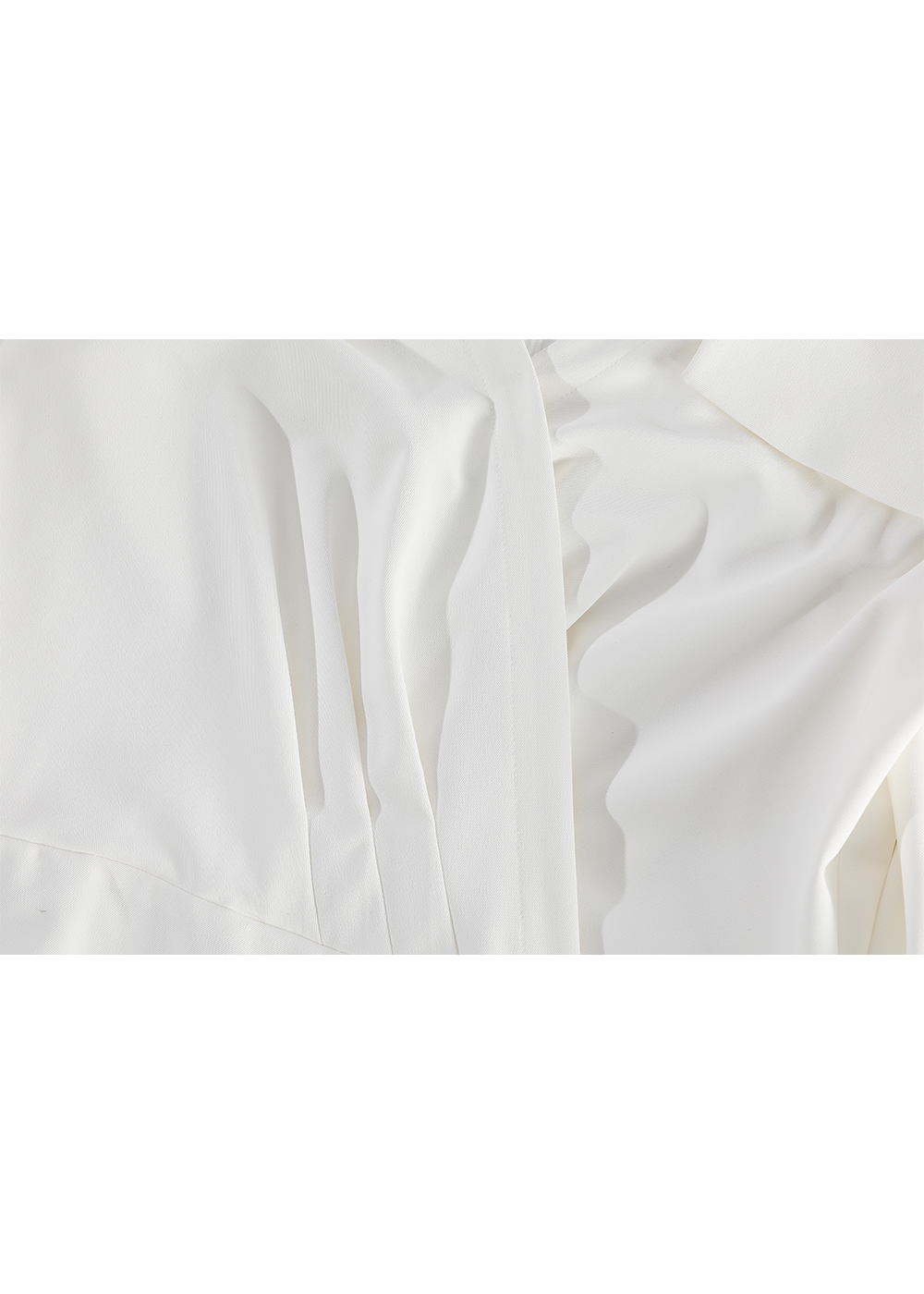 SALAZIA White Stretch Crepe Dresses