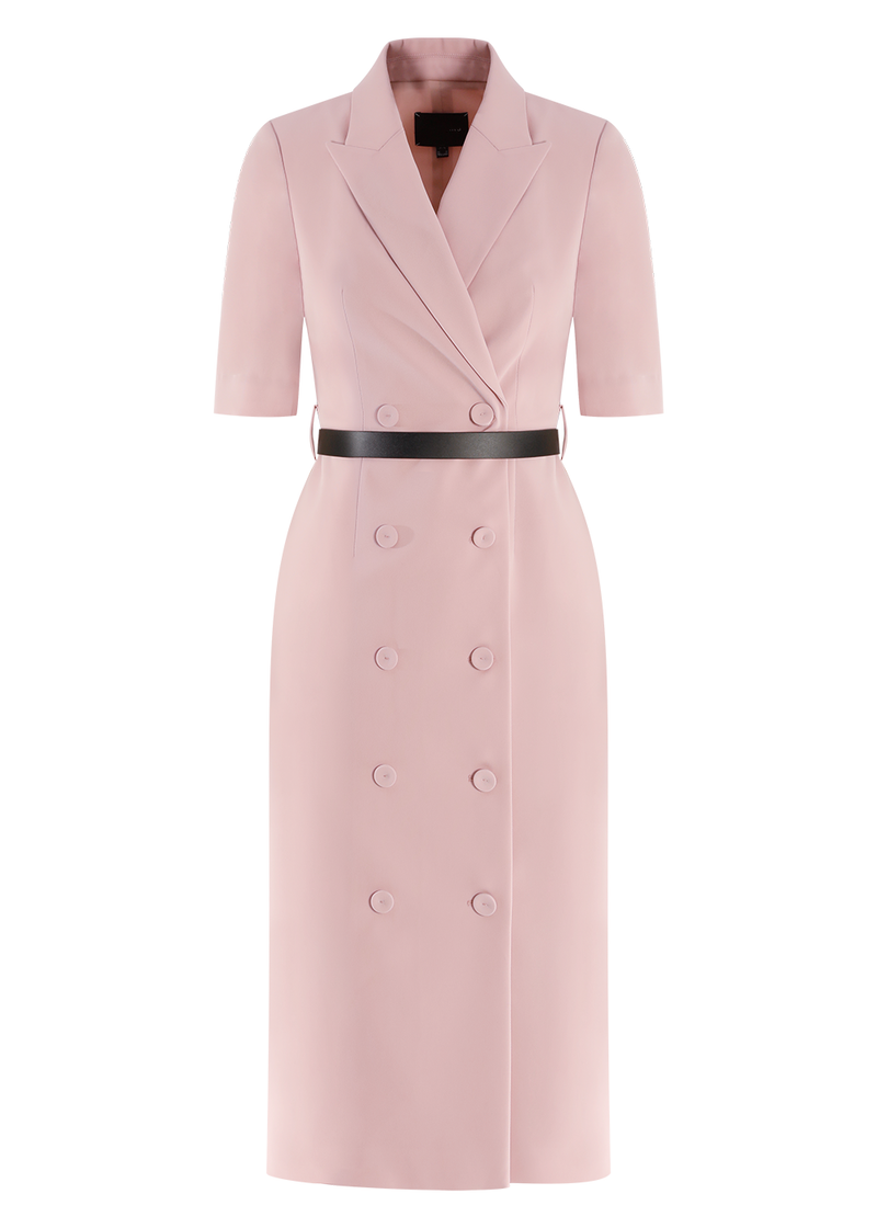 SALAZIA Sakura Pink Short-Sleeve Dresses