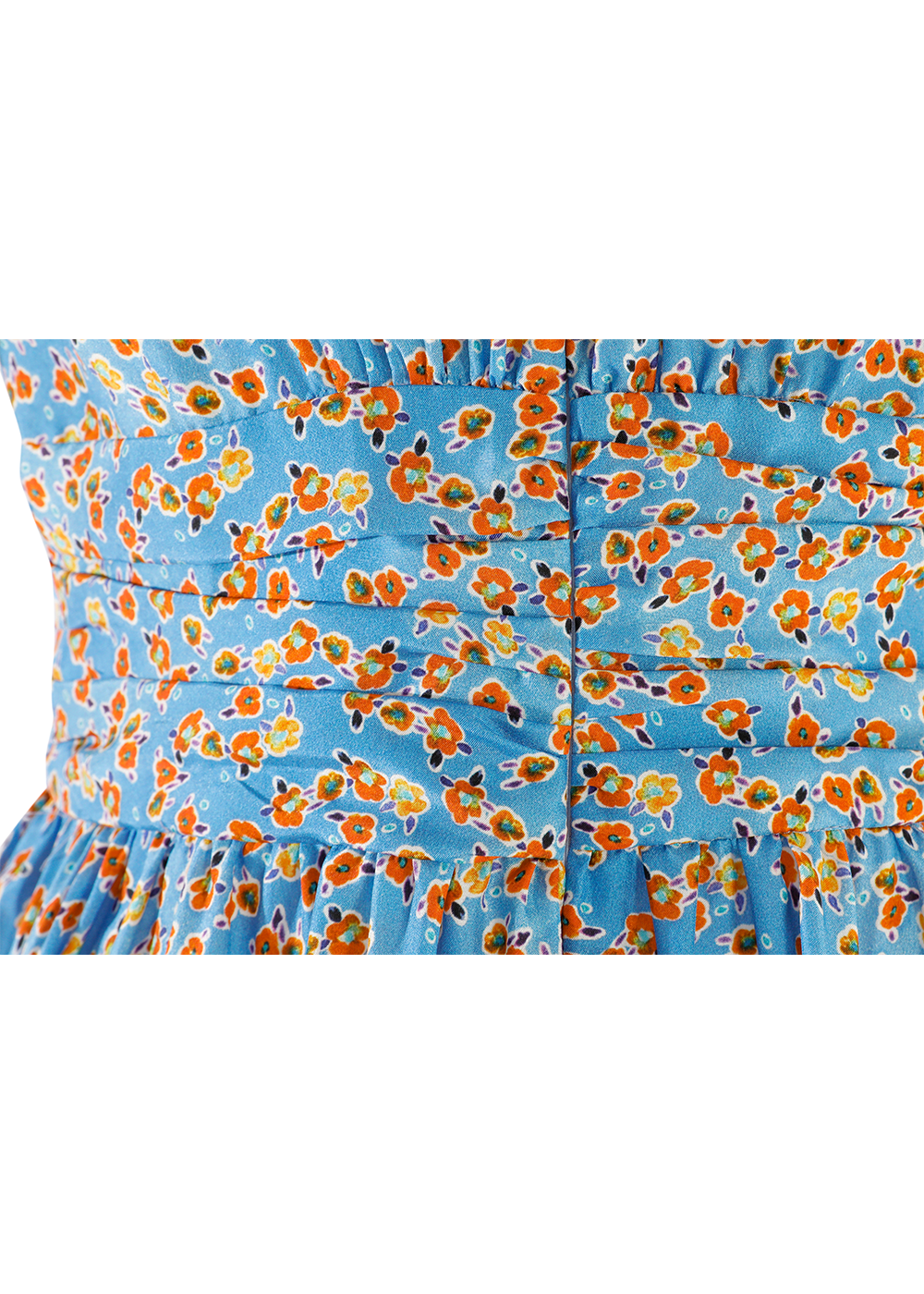 SALAZIA Blue Tiny Cotton Silk Dresses