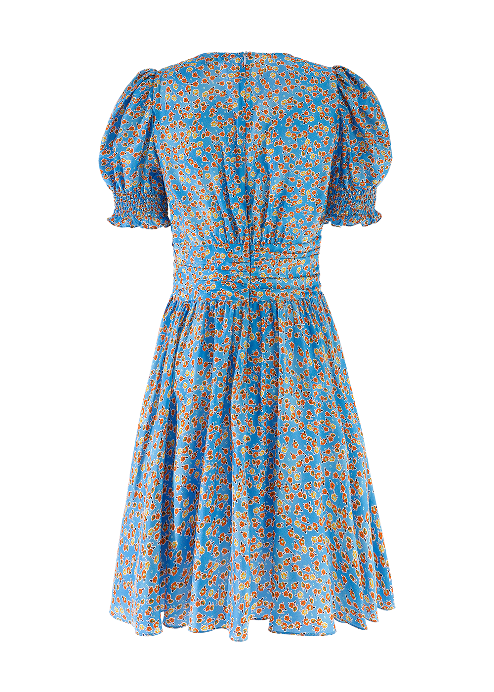 SALAZIA Blue Tiny Cotton Silk Dresses