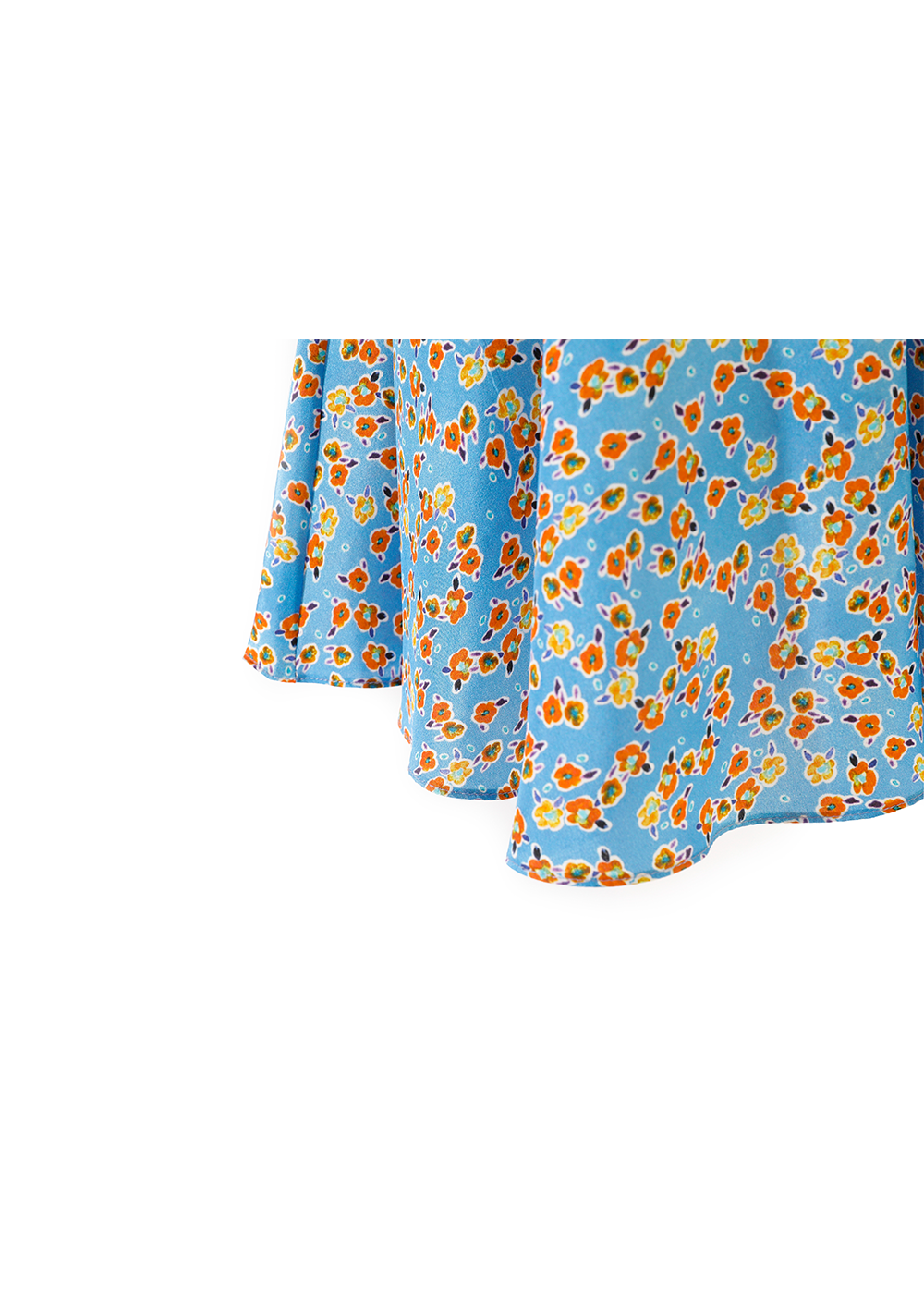 SALAZIA Blue Tiny Cotton Silk Dresses