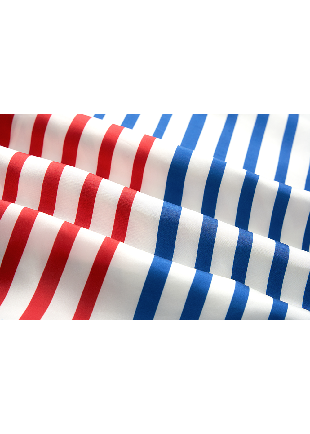 SALAZIA Nautical Stripe Silk Dresses