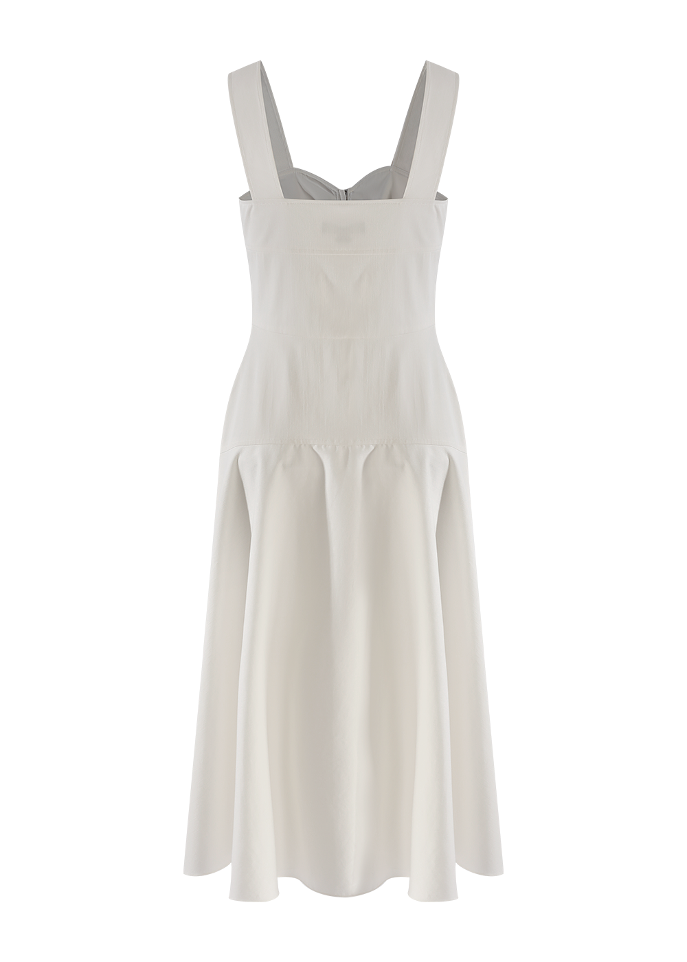 SALAZIA Off-White Washed Denim Dresses