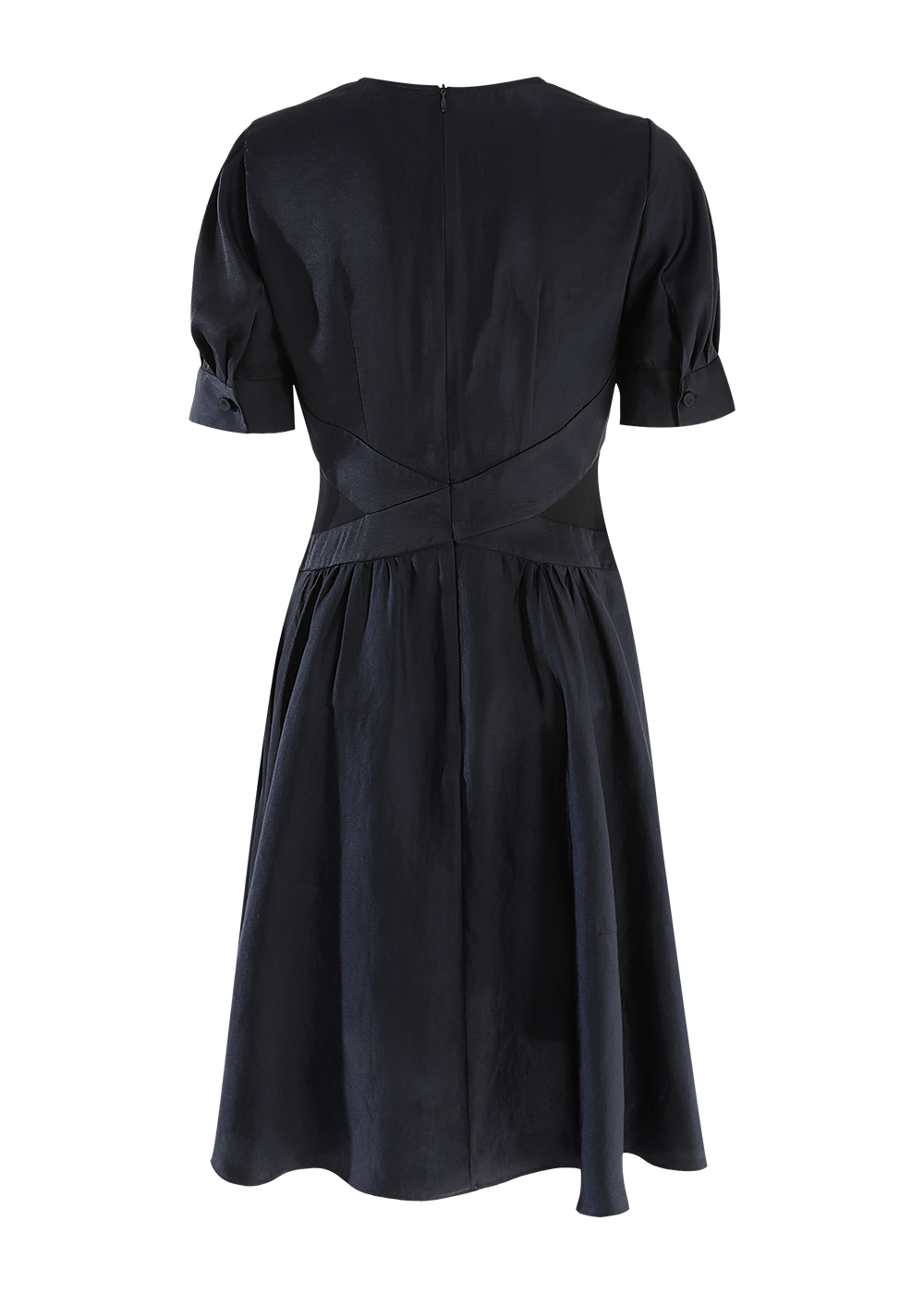 SALAZIA Deep Blue Short-Sleeve Dresses