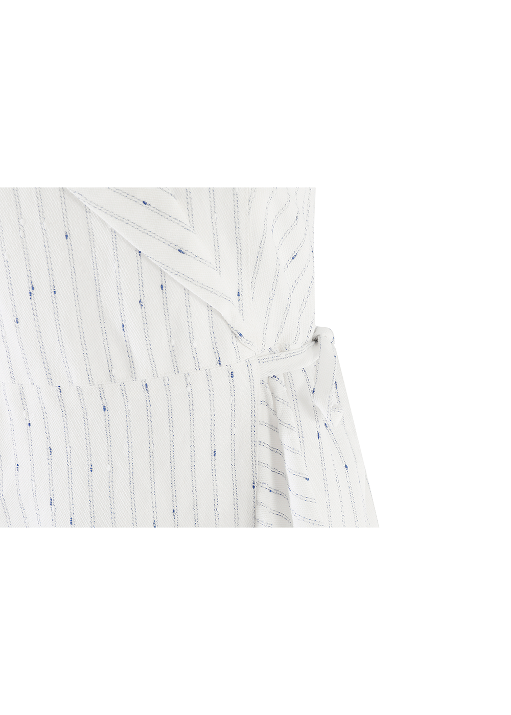 SALAZIA Ivory Linen-Cotton Blend Short-Sleeve Dresses
