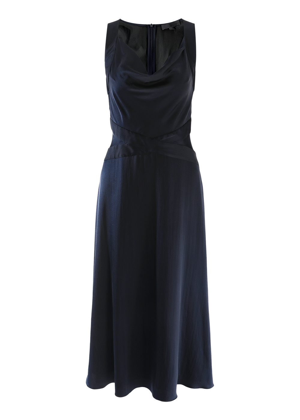 SALAZIA Deep Blue Long-Sleeve Dresses