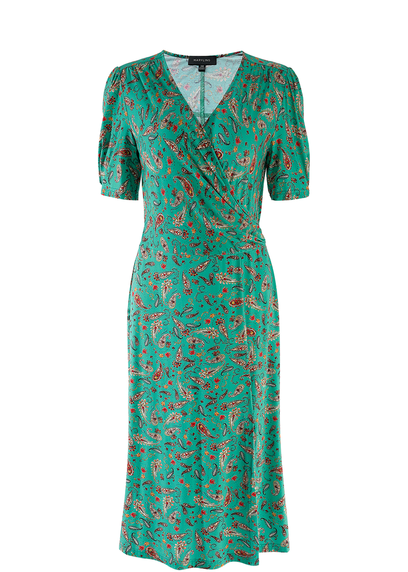 SALAZIA Mint Green Textured Knit Dresses