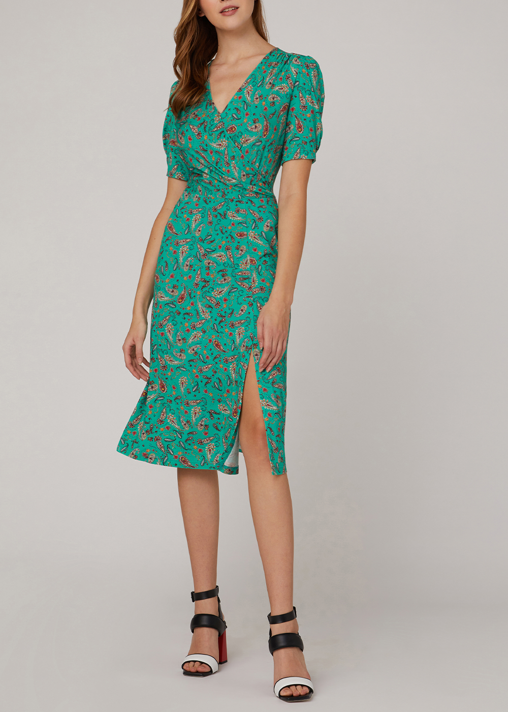SALAZIA Mint Green Textured Knit Dresses