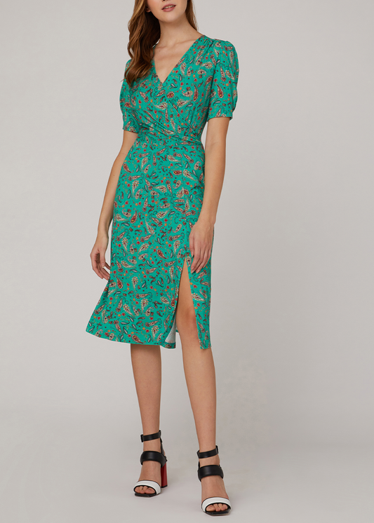 SALAZIA Mint Green Textured Knit Dresses