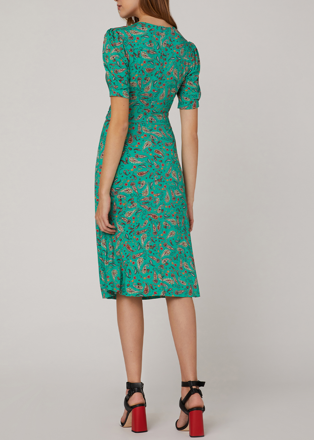 SALAZIA Mint Green Textured Knit Dresses
