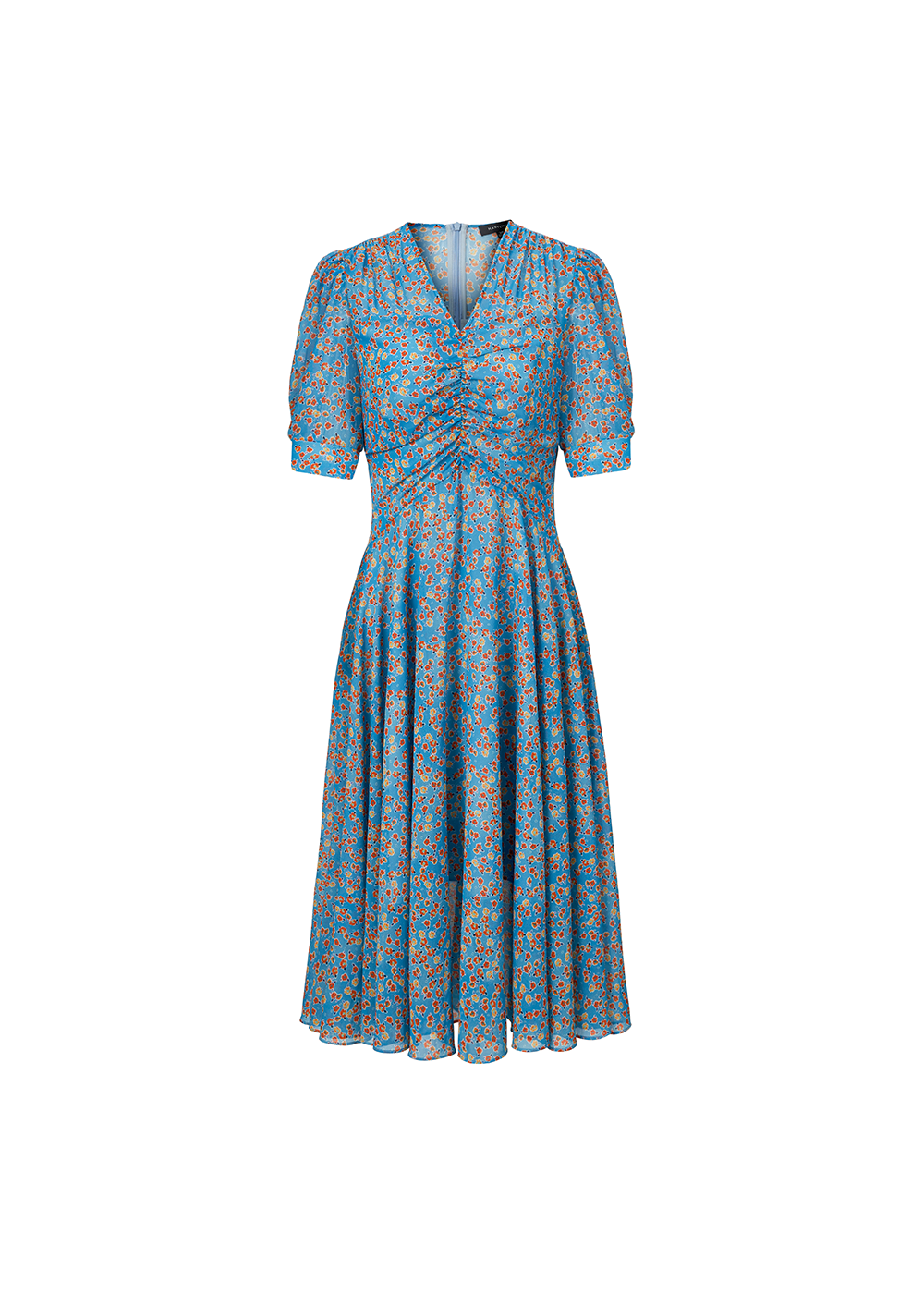 SALAZIA Blue Tiny Orange Blossom Dresses